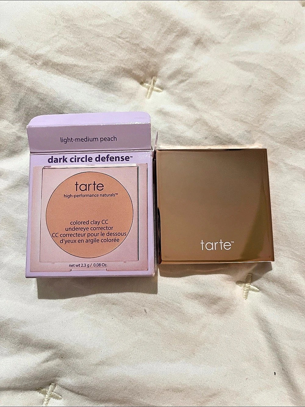 tarte Dark Circle Defense Colored Clay CC Undereye Corrector Pink